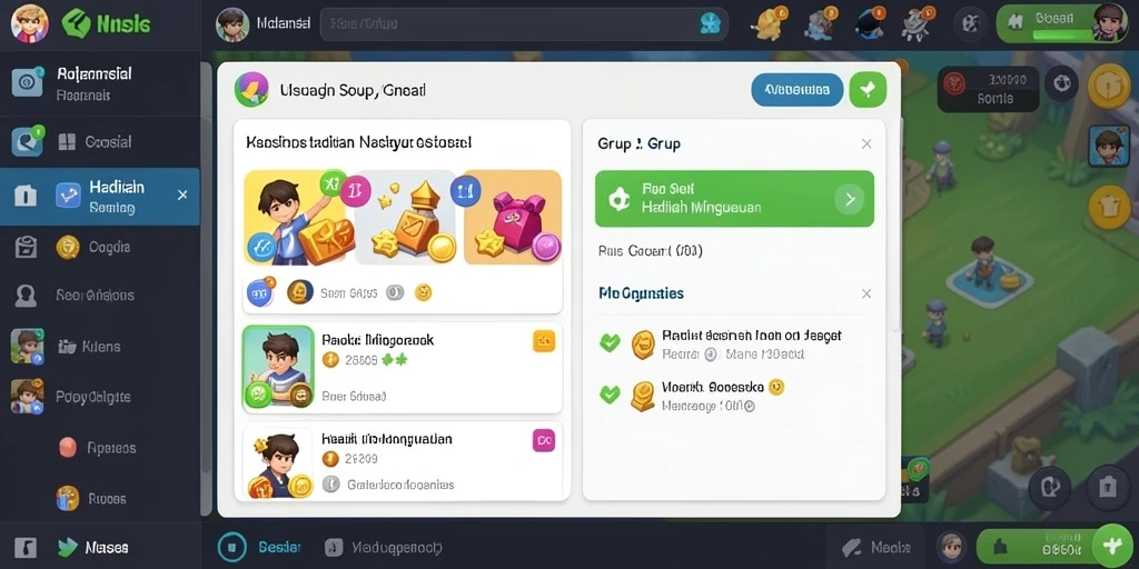 Tangkapan layar dari karakter utama dalam AFK77.