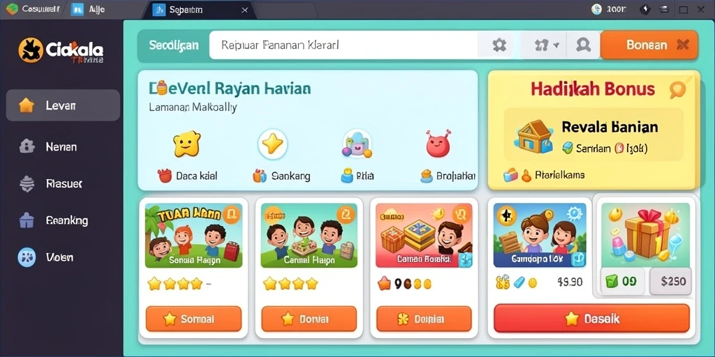 Tampilan antarmuka yang menarik dan mudah digunakan.