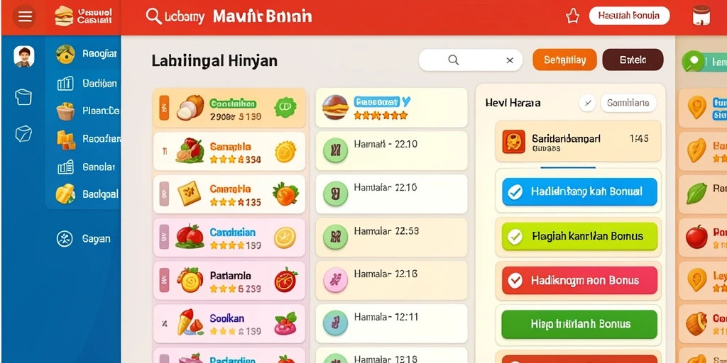 Tampilan antarmuka yang user-friendly dan intuitif.