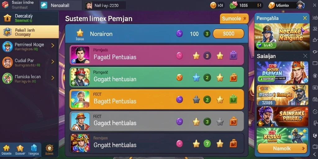 Screenshot menunjukkan tampilan menu utama MAHKOTA188 yang menarik.