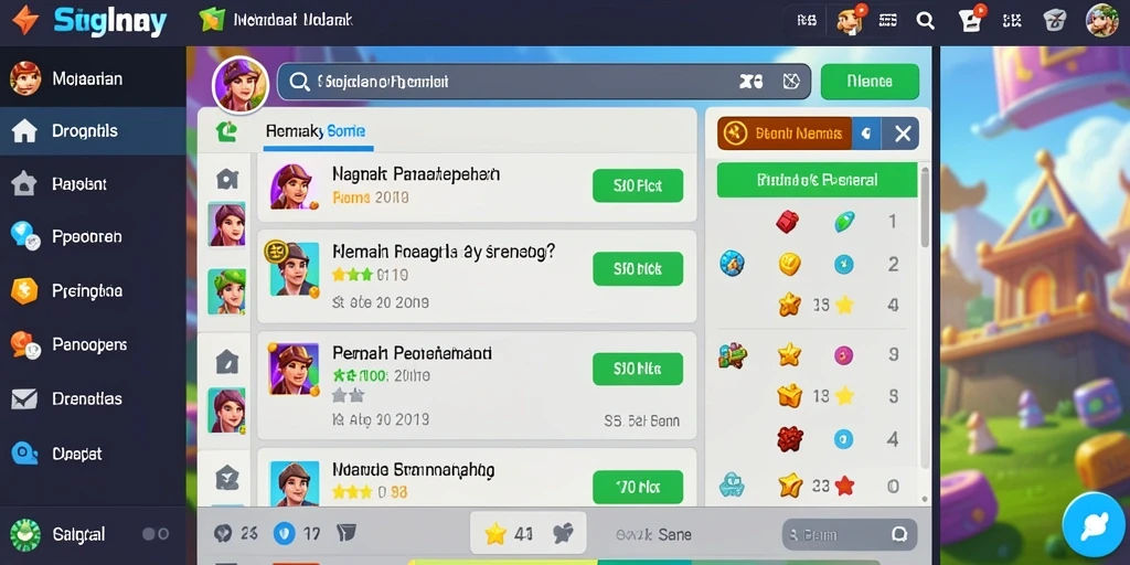Tampilan awal permainan dengan grafis yang indah.