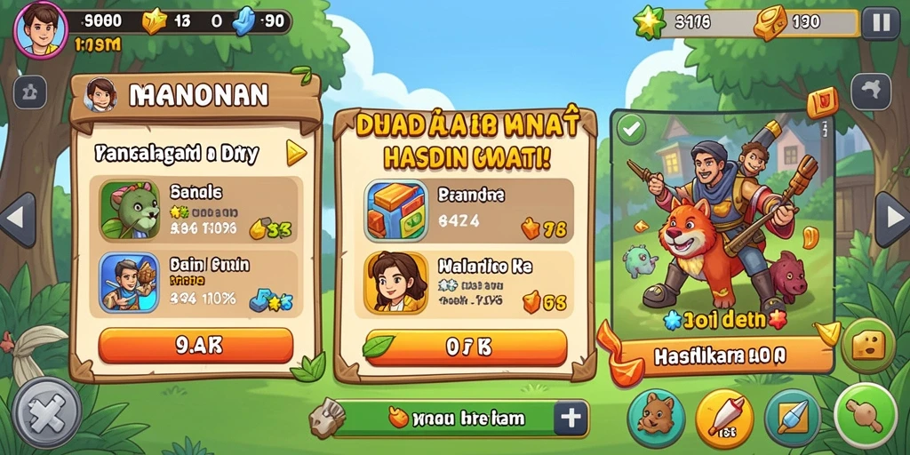 Tampilan antarmuka yang ramah pengguna.