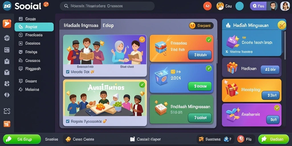 Tampilan antarmuka yang menarik dan intuitif.